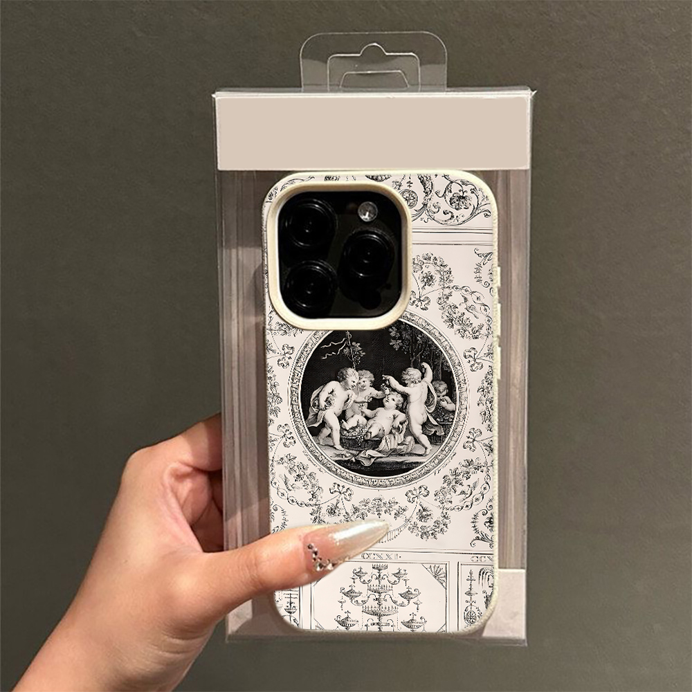 Vintage Floral Pattern Soft Case - Винтажный чехол для телефона с узором