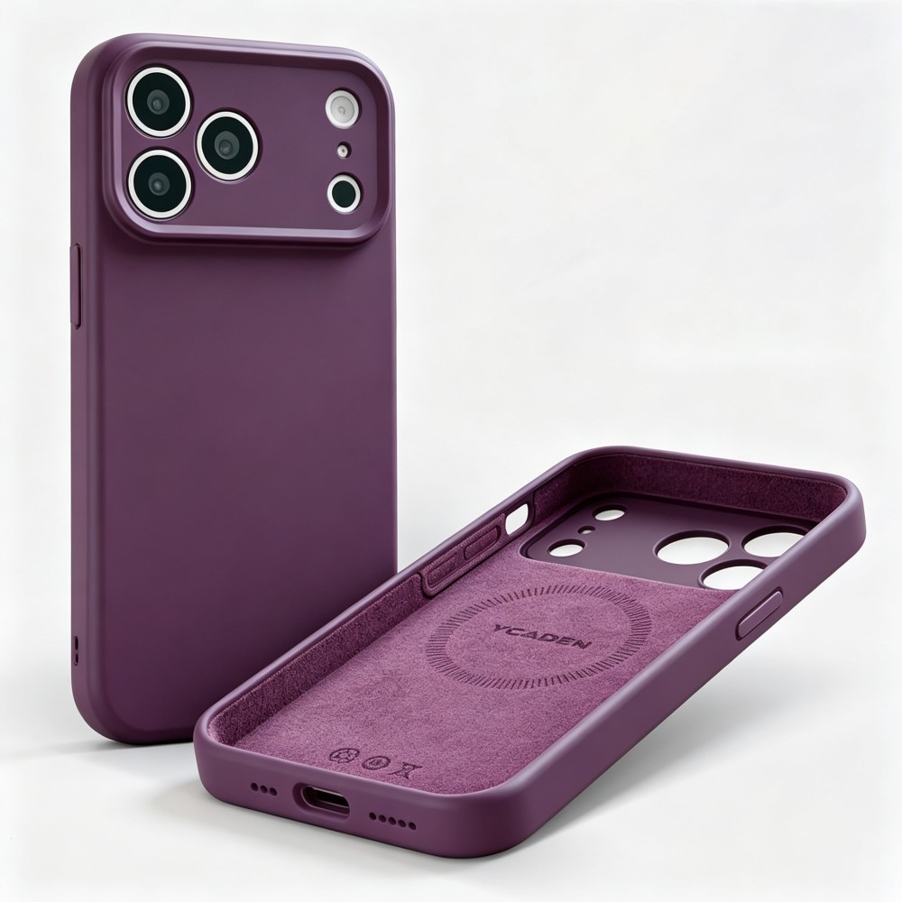 Liquid Silicone Magnetic Phone Case - Роскошный жидкий силиконовый магнитный чехол для