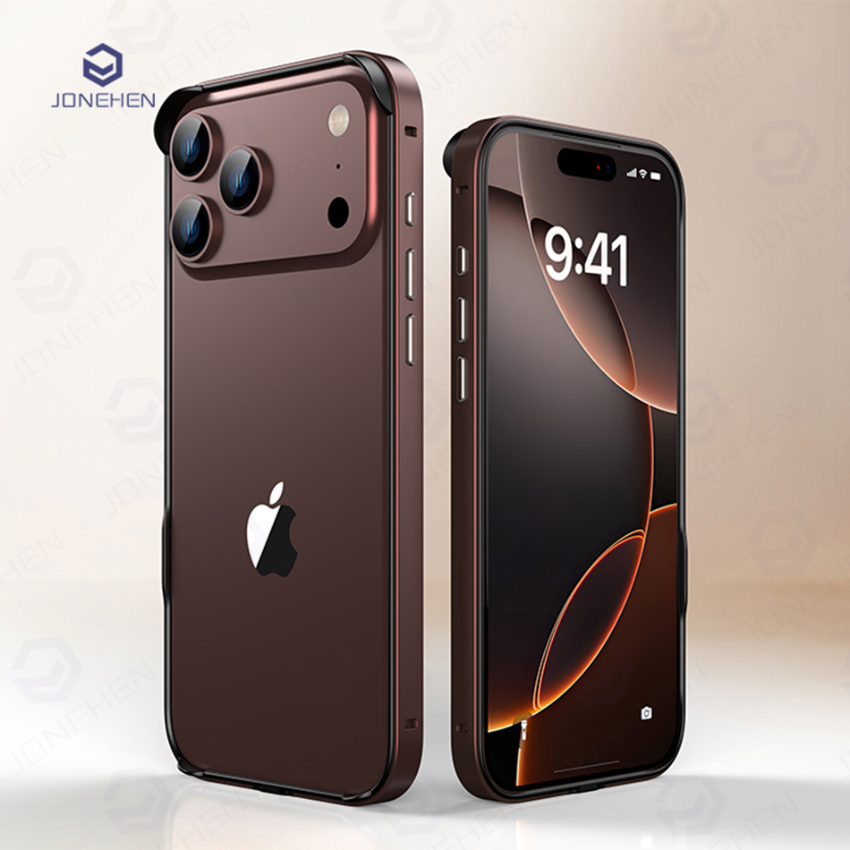 Metal Bumper Aluminum Frame Case - Легкий гибридный силиконовый чехол с алюминиевой