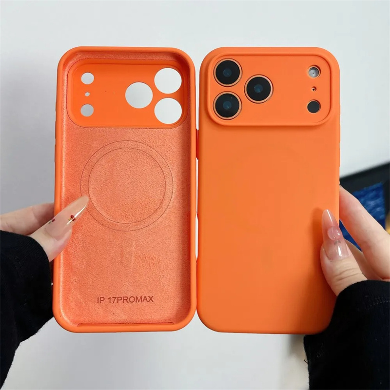 Liquid Silicone Magnetic Phone Case - Жидкий силиконовый магнитный чехол для iPhone