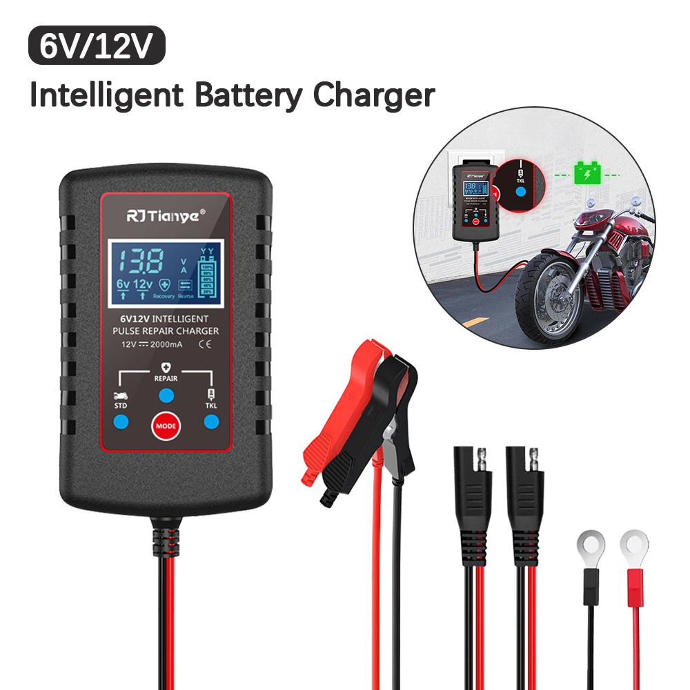 Chargers - Умное зарядное устройство для мотоцикла, газонокосилки,