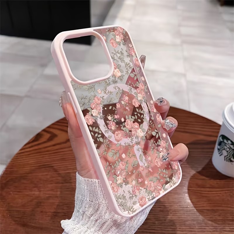 Clear Shockproof Bumper Case - Прозрачный магнитный чехол для телефона с
