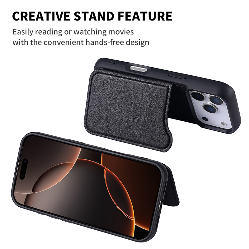 Магнитный кожаный чехол-кошеле – обзор и цена Leather Wallet Card Holder Phone Cover