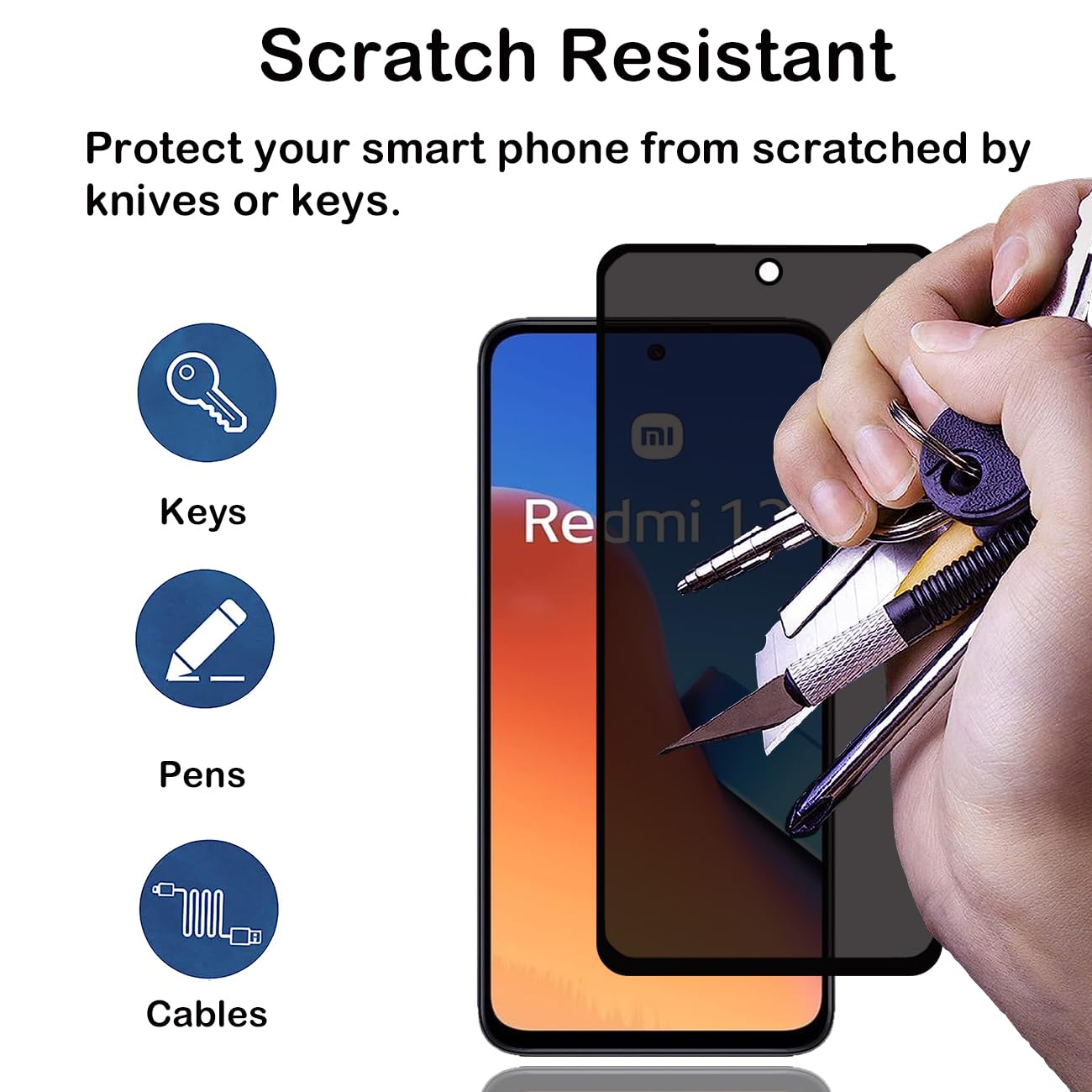 Защитная пленка для экрана от  – обзор и цена Anti Spy Privacy Glass Case