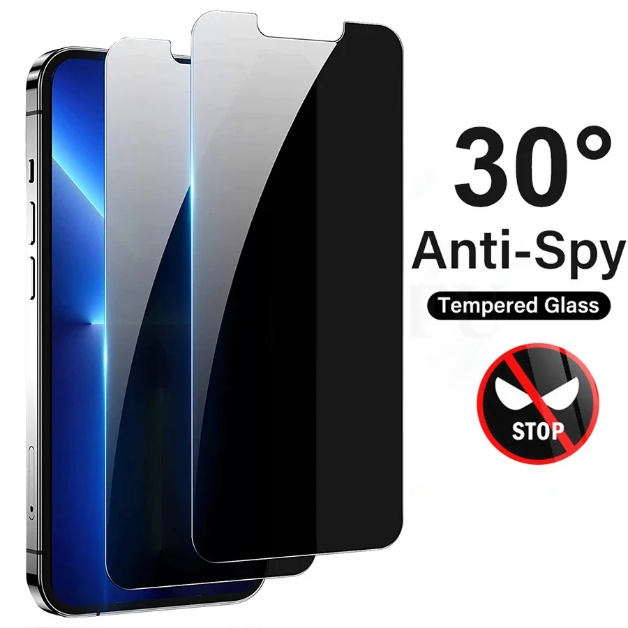 1 шт. защитный чехол из закале – обзор и цена Anti Spy Privacy Glass Case