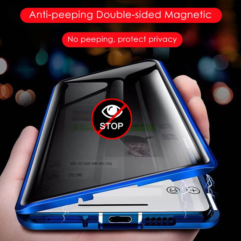 Металлические чехлы для телефо – обзор и цена Anti Spy Privacy Glass Case