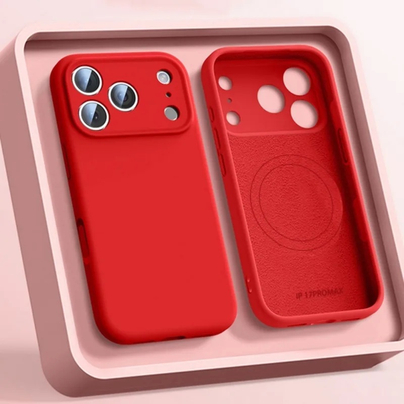 Магнитный оригинальный чехол и – обзор и цена Liquid Silicone Magnetic Phone Case